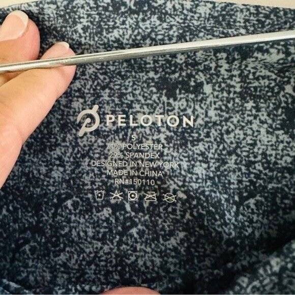 Peloton Leggings Women's Small Cadence Capri Heathered Blue - Picture 7 of 7